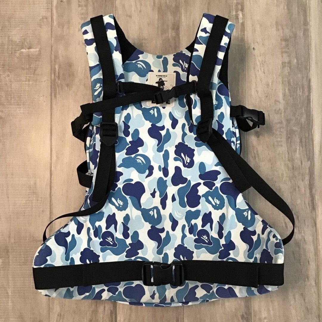 Bape 🔥Vintage🔥 BAPE ABC camo blue backpack a bathing ape NIGO Size ONE SIZE - 2 Thumbnail