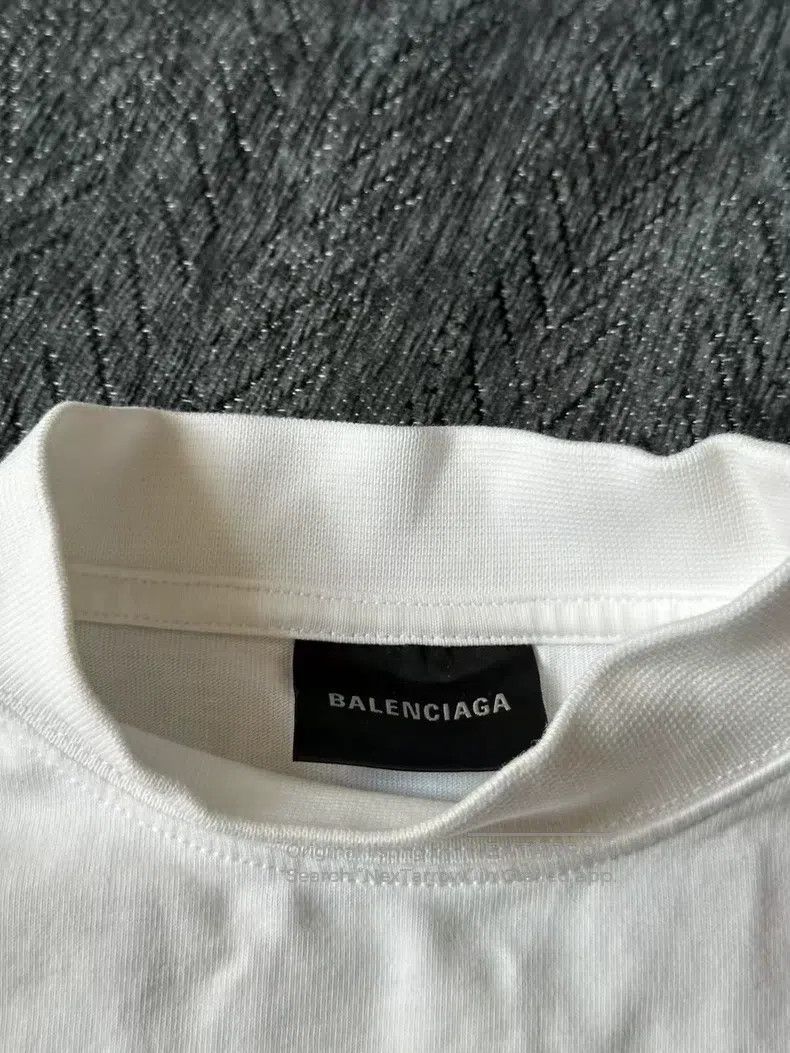 Balenciaga Balenciaga Embroidered Letter Short Sleeve Size US S / EU 44-46 / 1 - 2 Thumbnail