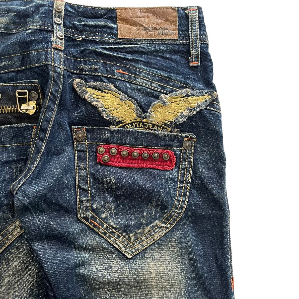 Hysteric Glamour 📢SENDOFFER📢2000s Lolita Flared Jeans Size US 29 - 5 Thumbnail