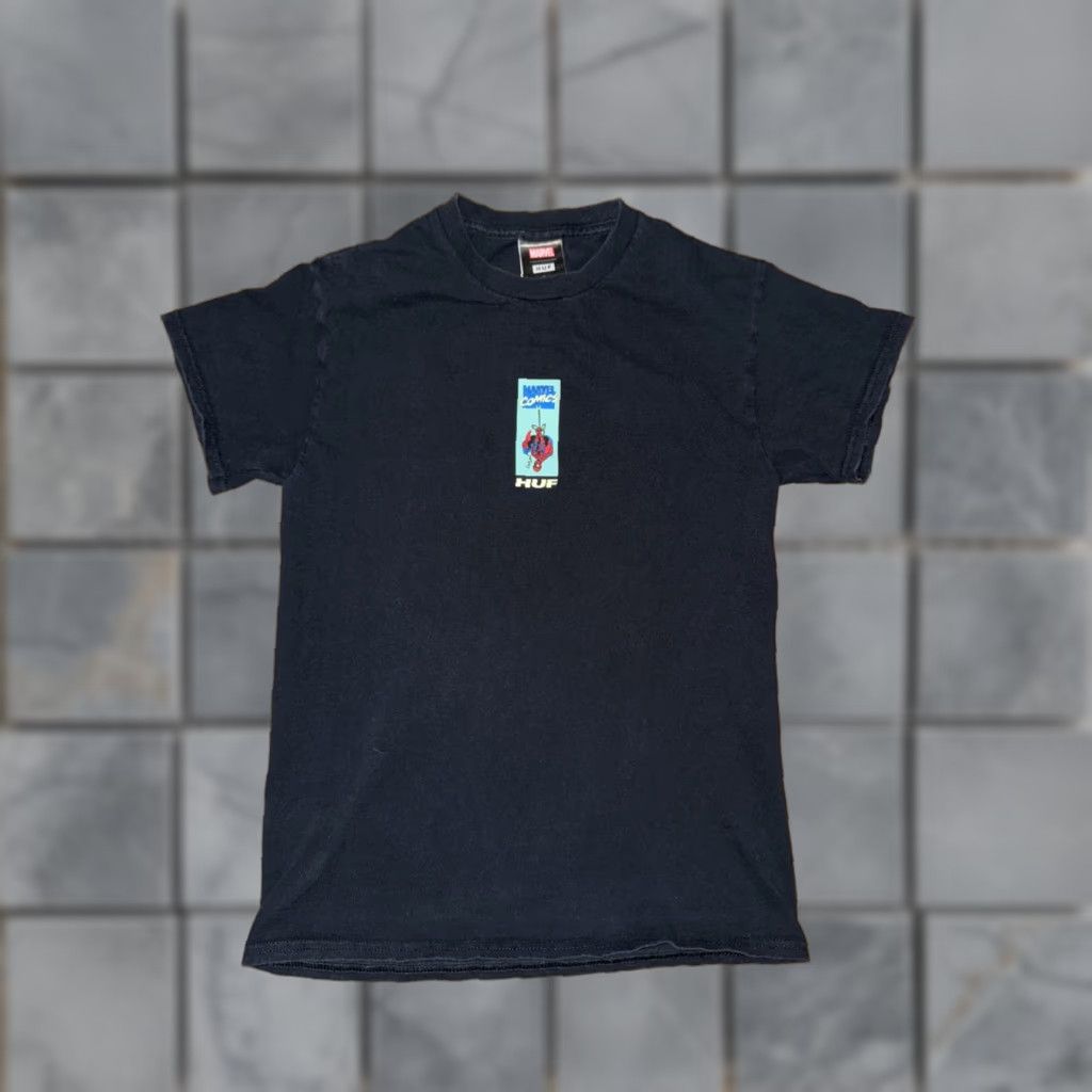 Vintage VINTAGE Huf x Marvel Spiderman T-Shirt Men Small Black 16.5x24 Shirt Mens Small Black Marvel Spiderman T-Shirt Size US S / EU 44-46 / 1 - 1 Thumbnail