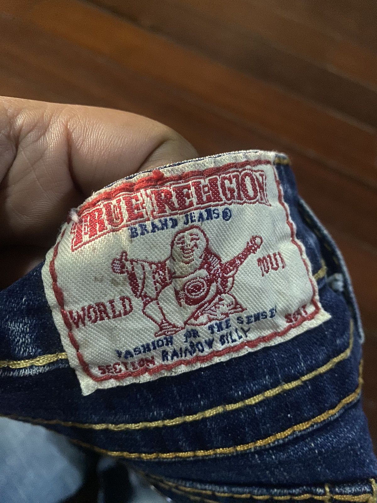 Designer × True Religion Fire 🔥 TRUE RELIGION made in usa big stitching boot cut Size 32" / US 10 / IT 46 - 9 Thumbnail