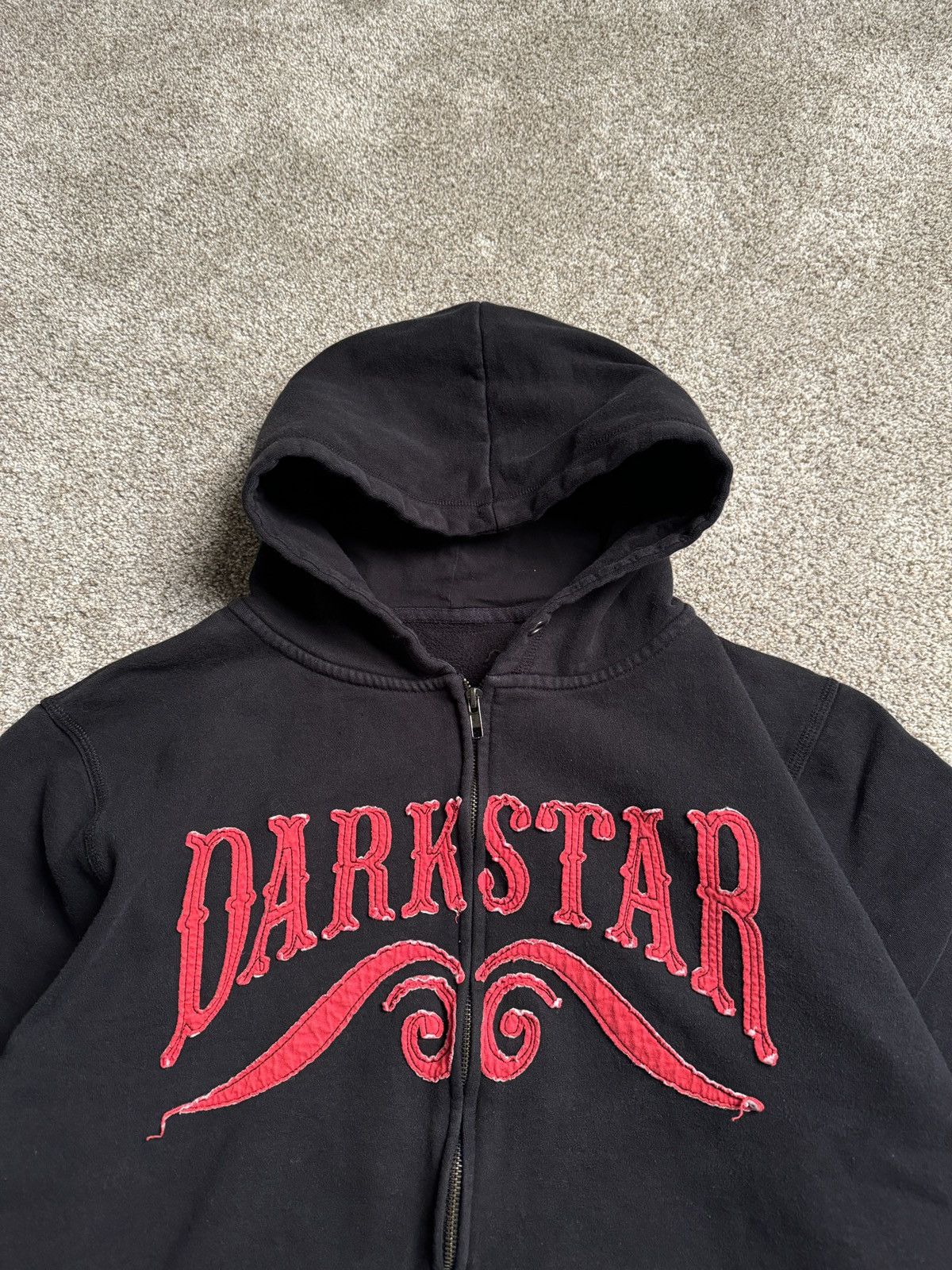 Other BLACK DARK STAR PATCHWORK ZIP UP HOODIE Size US M / EU 48-50 / 2 - 2 Thumbnail