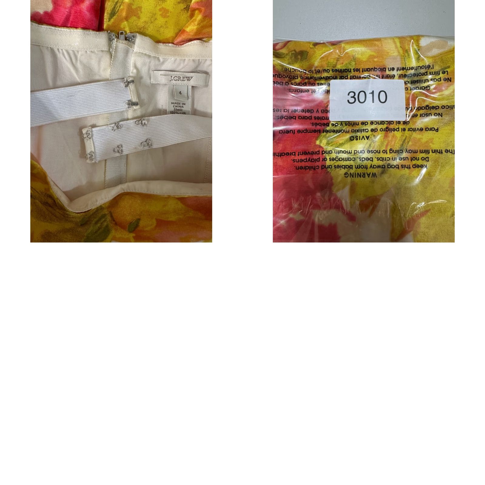 J.Crew J.Crew Dress Mini Strapless Silk Yellow Floral Size 4 Women Party Cocktail Vintage No Size S / US 4 / IT 40 - 8 Thumbnail