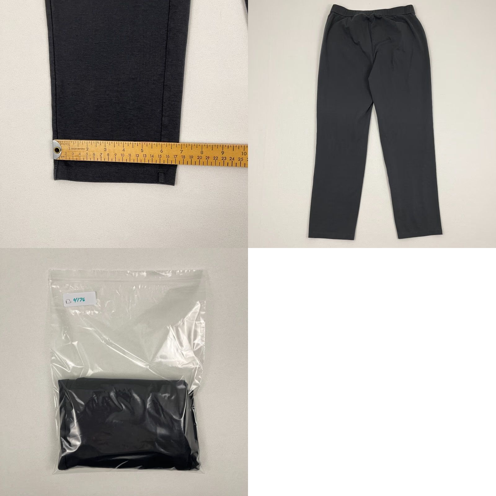 Eileen Fisher Eileen Fisher Pants Womens M W31 L26.5 Gray Organic Cotton Stretch Office Career Size 32" / US 10 / IT 46 - 8 Thumbnail