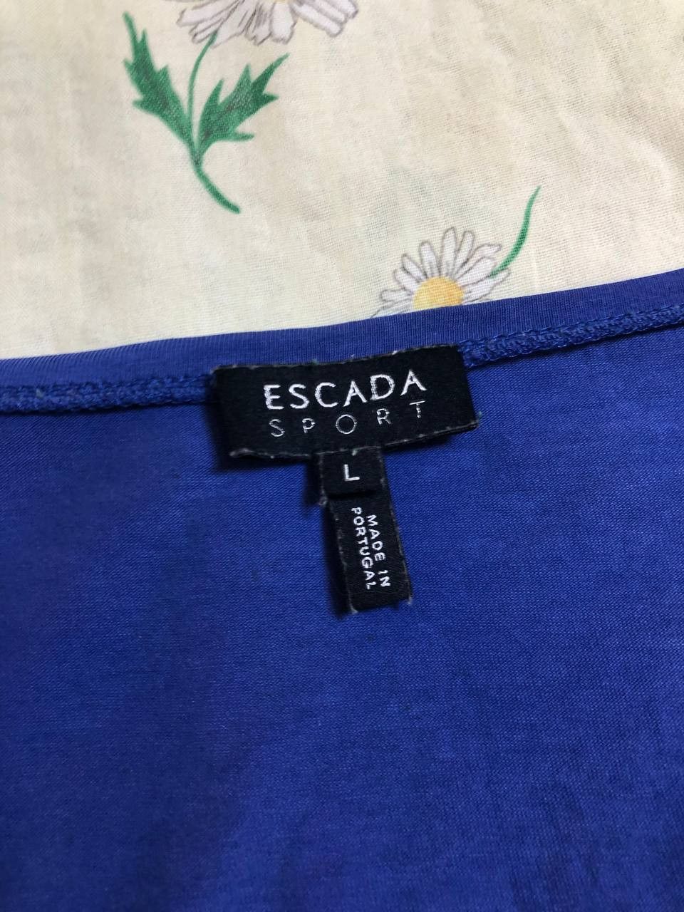 Escada Escada Sport Midnight Blue big logo tee Size L / US 10 / IT 46 - 2 Thumbnail