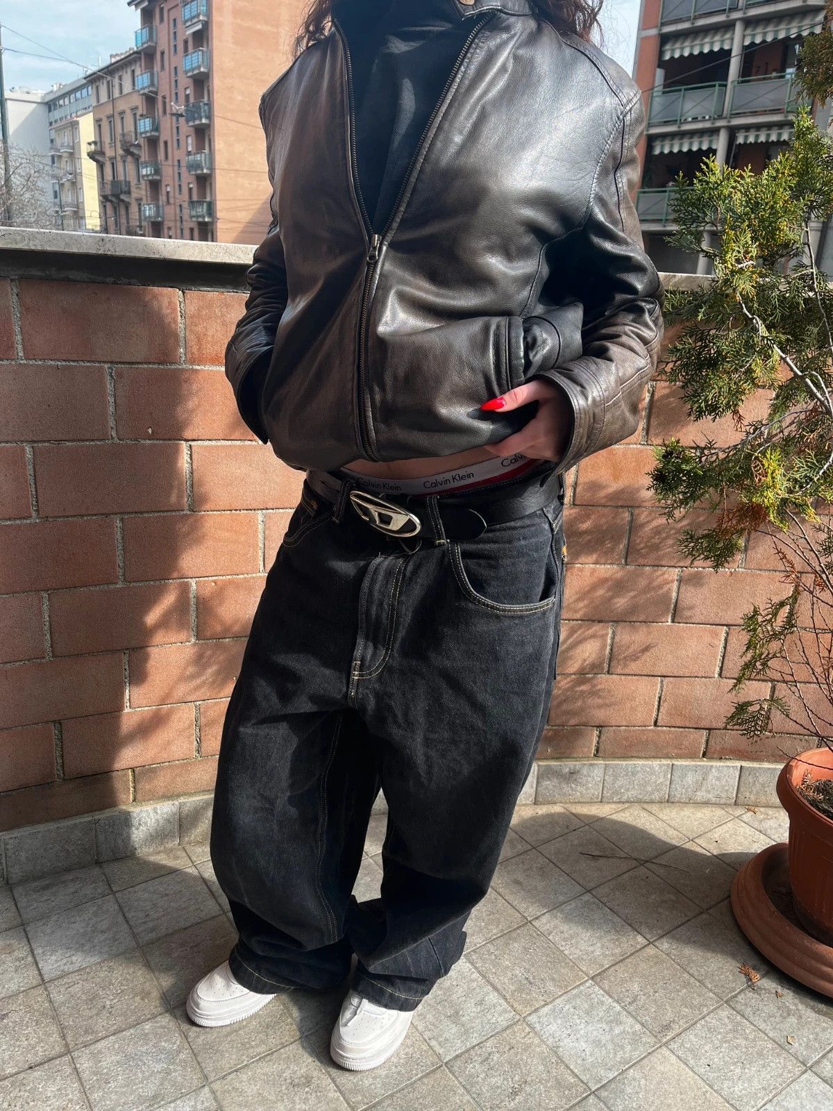 Other Real leather biker jacket Size US S / EU 44-46 / 1 - 2 Thumbnail