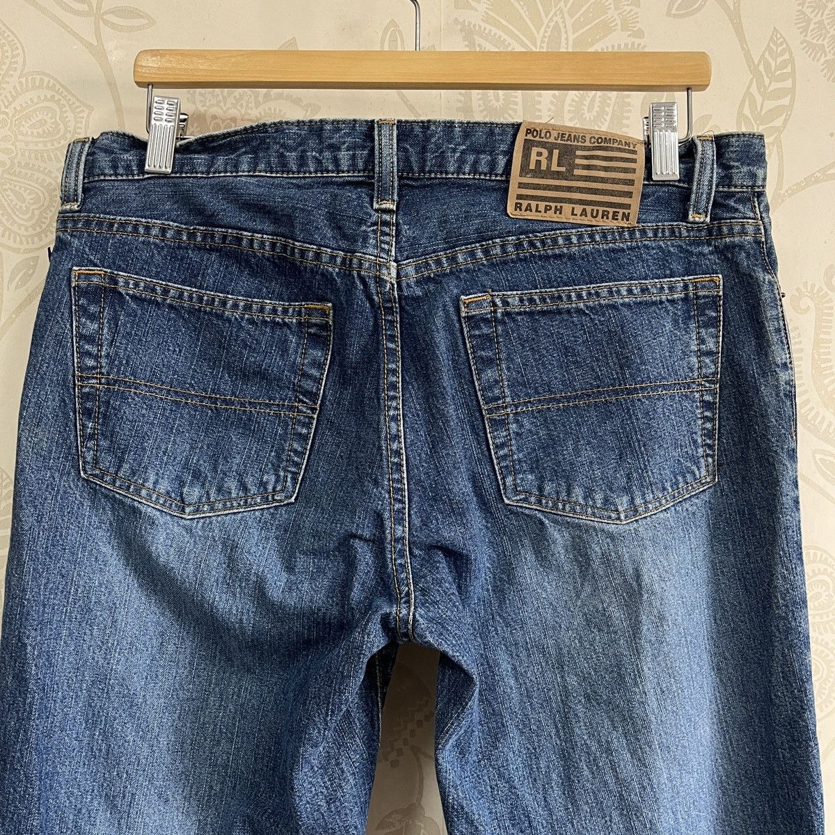 Polo Ralph Lauren × Ralph Lauren Ralph Lauren Boot Cut Denim Jeans Anime Paints Size US 34 / EU 50 - 21 Thumbnail