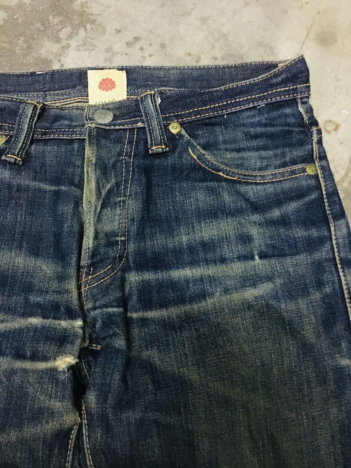 If Six Was Nine Somet Distressed Flare Jeans (15) Size 28" / US 6 / IT 42 - 6 Thumbnail