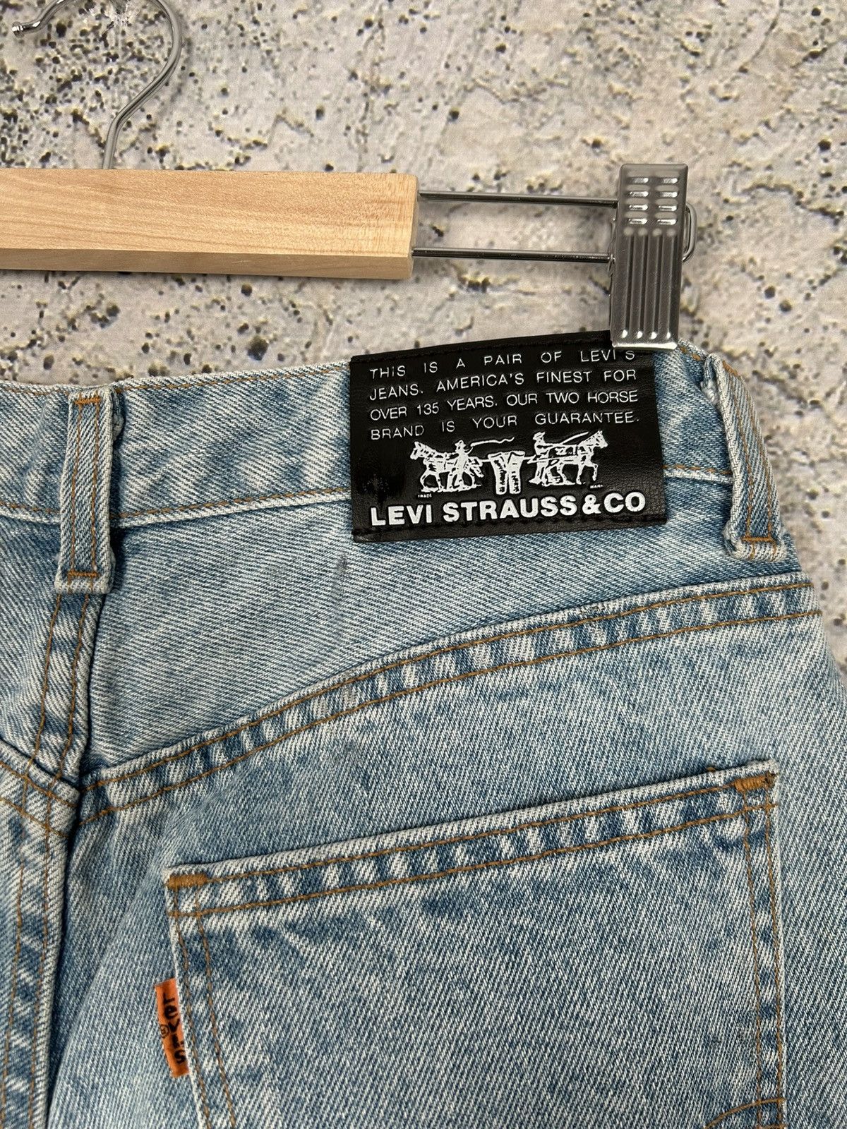 Levi's Vintage Levis Orange Tag 1990 Made in UK Archive Avant Garde Size US 30 / EU 46 - 6 Thumbnail
