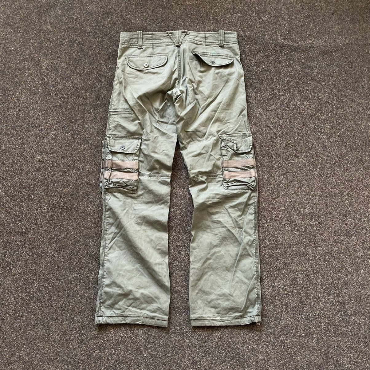 Vintage Vintage Y2K Baggy Cargo Pants Skater Workwear Washed Logo 32 Size 32" / US 10 / IT 46 - 3 Thumbnail