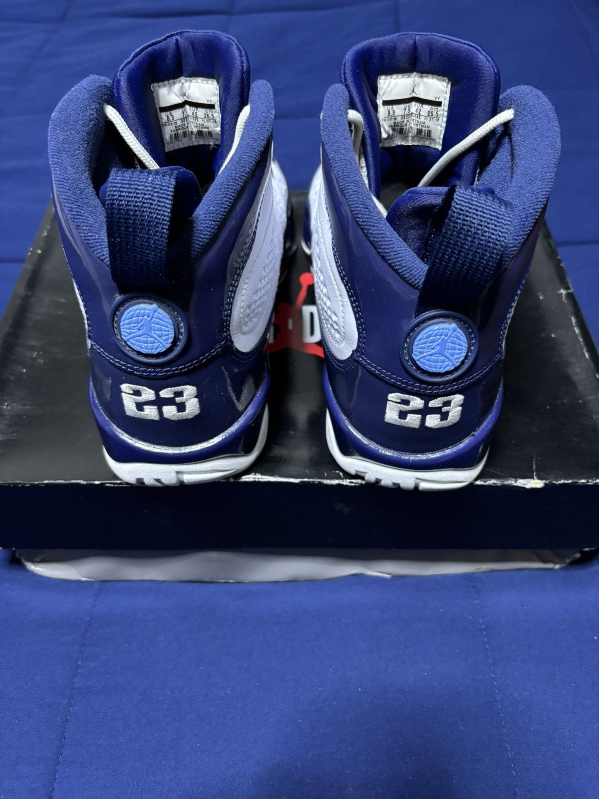 Jordan Brand Jordan 9 Retro UNC 2019 Size 8.5 Size US 8.5 / EU 41-42 - 4 Thumbnail