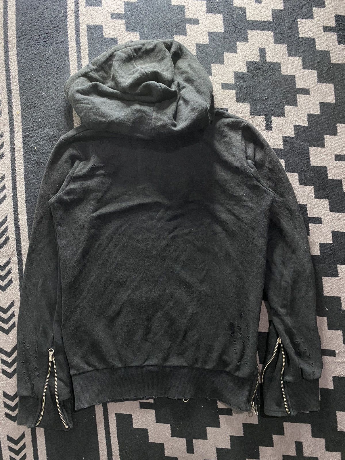 If Six Was Nine × Japanese Brand × Le Grande Bleu (L.G.B.) Vintage distressed multi zip hoodie Size US XL / EU 56 / 4 - 2 Thumbnail