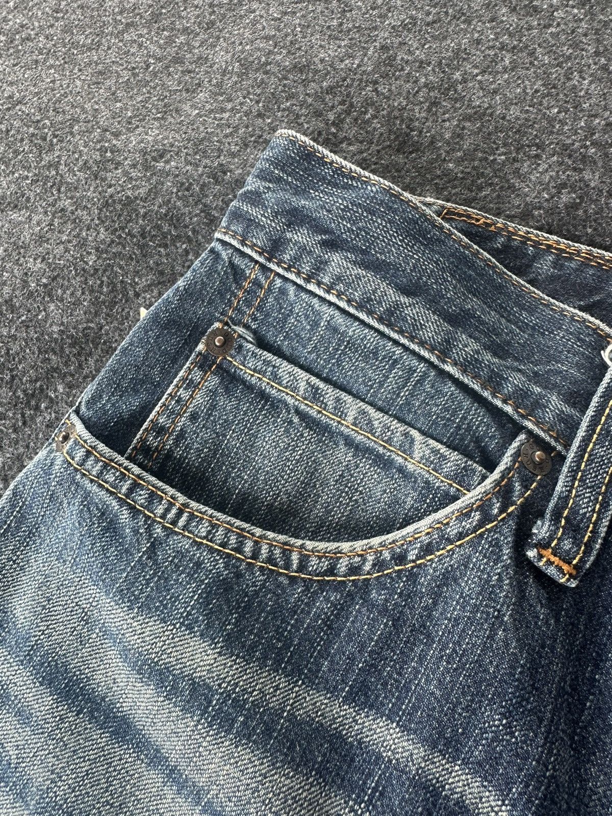 Edwin Edwin Gold Rush Vintage Distressed Washed Denim W30 F73 Size US 30 / EU 46 - 9 Thumbnail