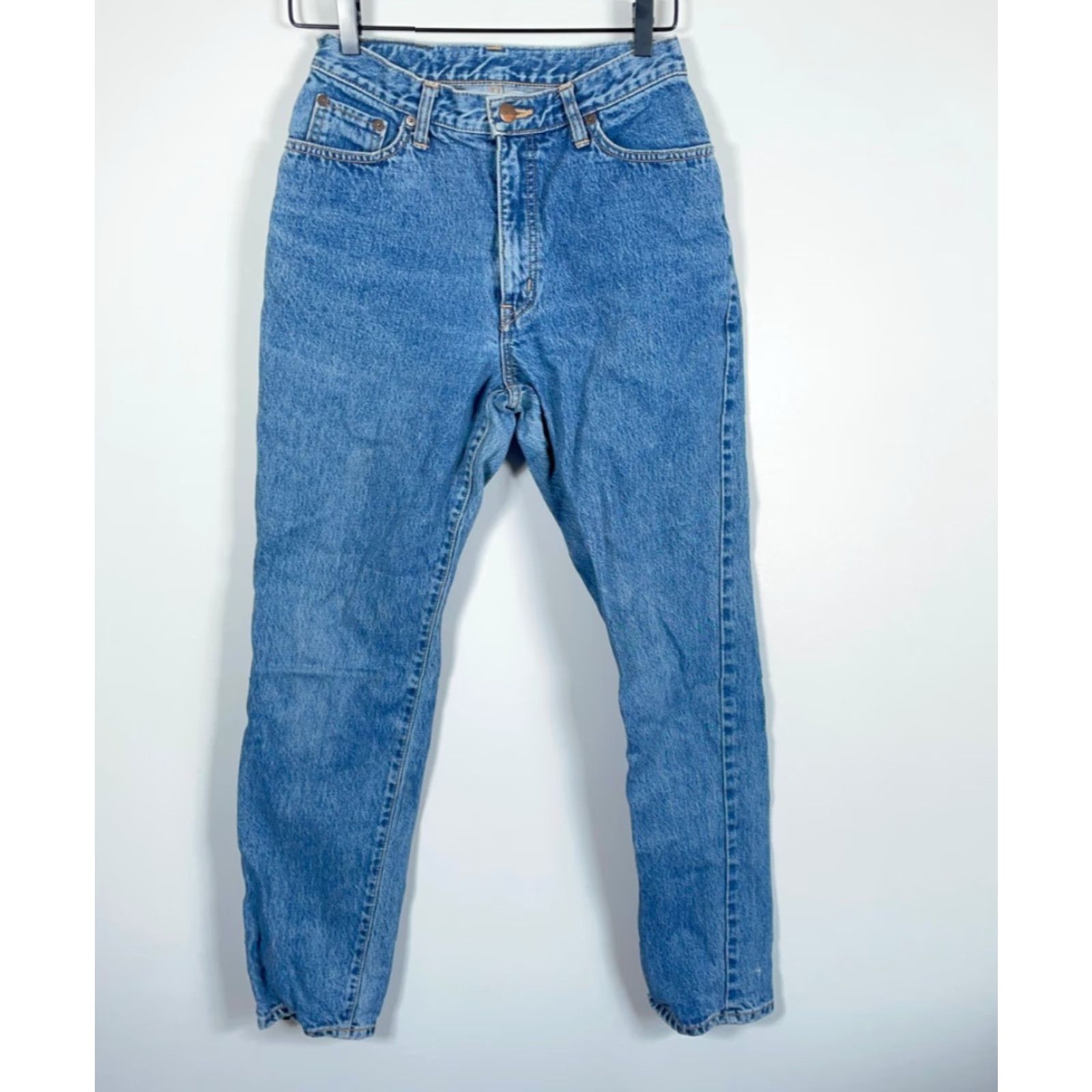 Edwin VINTAGE Edwin Jeans Men 30 x 30 Blue Berkeley Slim Fit Denim Japan Made Jeans Men Slim Mid Rise 100% Cotton 5-Pocket Size US 27 - 2 Thumbnail