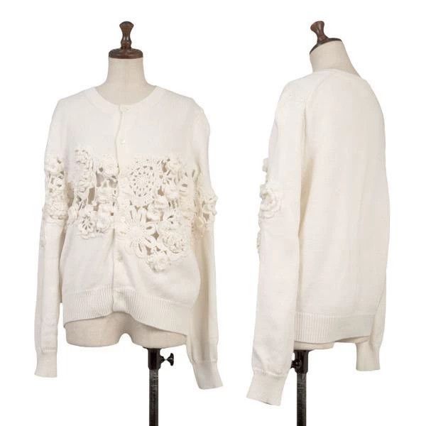 Comme des Garcons Comme Des Garcons Beige vintage cut-out knit sweater Size M / US 6-8 / IT 42-44 - 1 Thumbnail