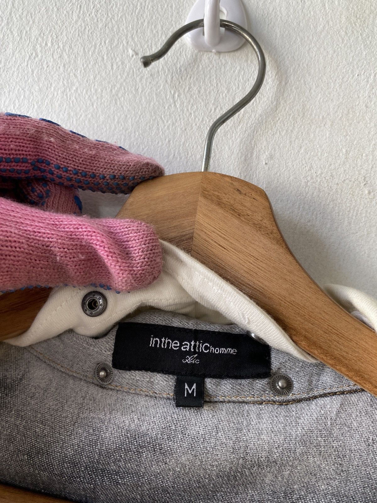 In The Attic × Japanese Brand In The Attic Removable Hoodie Design Distressed Shirt Size US M / EU 48-50 / 2 - 18 Thumbnail