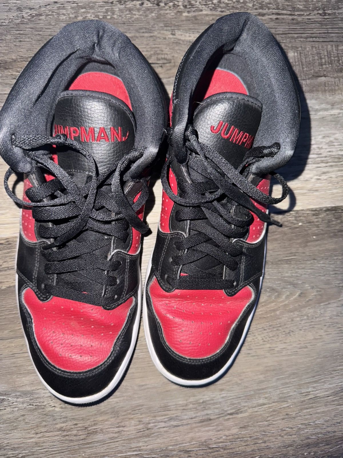 Jordan Brand × Nike Air Jordan 1s Access Black/Gym Red And White Size US 10 / EU 43 - 2 Thumbnail