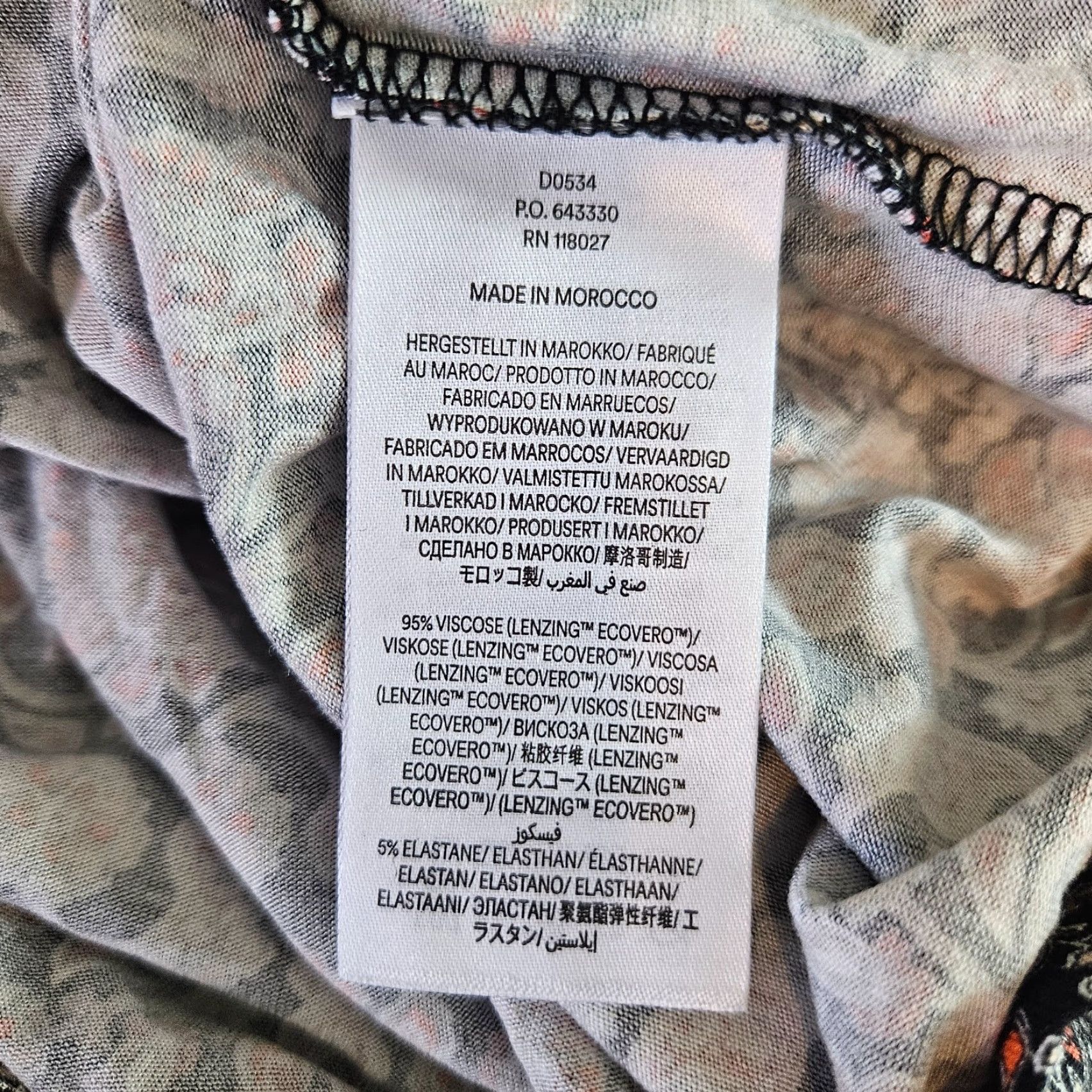 Boden Boden Womens Knot Detail Jersey Mini Dress Sz 14 Black Orange Floral Shirt Womens Mini Dress 14 Black Floral Size XL / US 12-14 / IT 48-50 - 5 Thumbnail