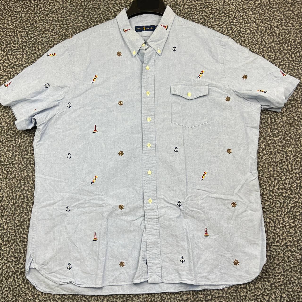 Ralph Lauren Ralph Lauren Button Down Men XXL Nautical Anchor Lighthouse Size US XXL / EU 58 / 5 - 1 Thumbnail