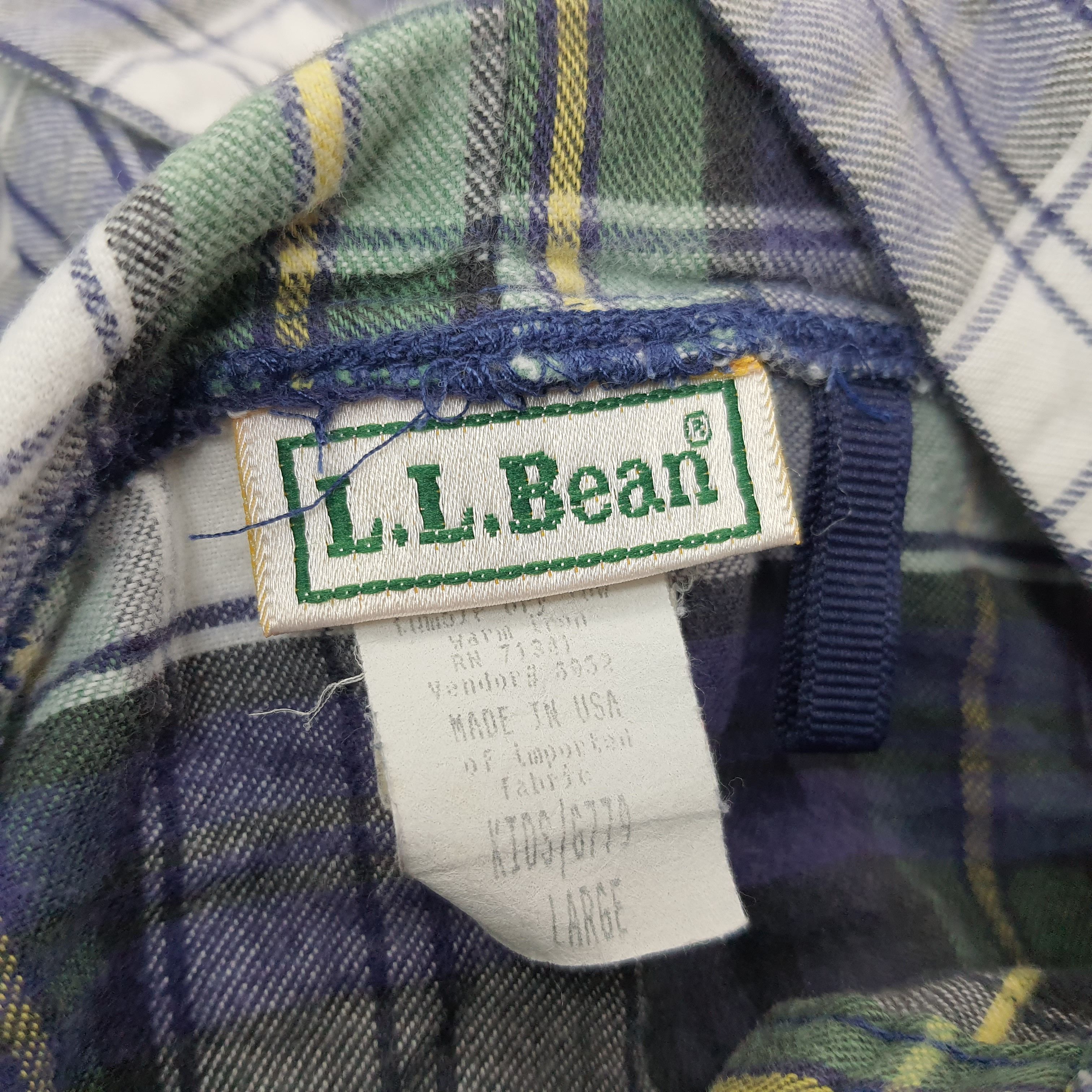 L.L. Bean Vintage L.L. Bean Long Sleeve Hoodie Tshirt C259N12 Size US L / EU 52-54 / 3 - 6 Thumbnail