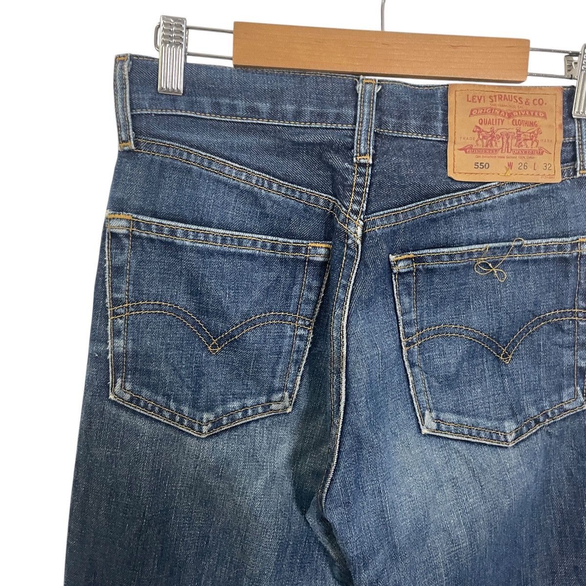 Levi's Vintage Y2k Levis 550 Denim Size US 27 - 9 Thumbnail