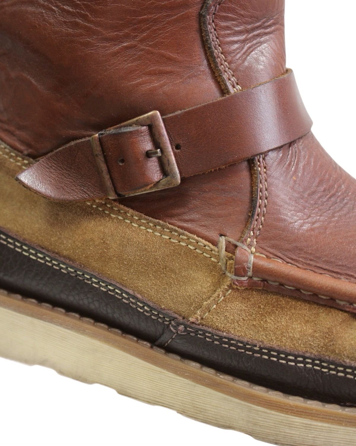Vintage 2000S UNITED ARROWS GREEN LABEL RELAXING MOCCASIN BOOTS Size US 8 / EU 41 - 10 Thumbnail