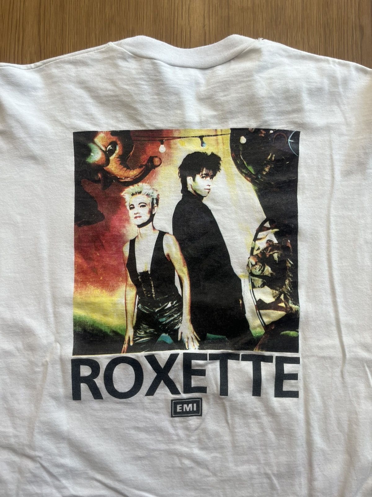 Band Tees VINTAGE 1991 ROXETTE Joyride Tour T-Shirt 'The Duo' Size US L / EU 52-54 / 3 - 9 Thumbnail