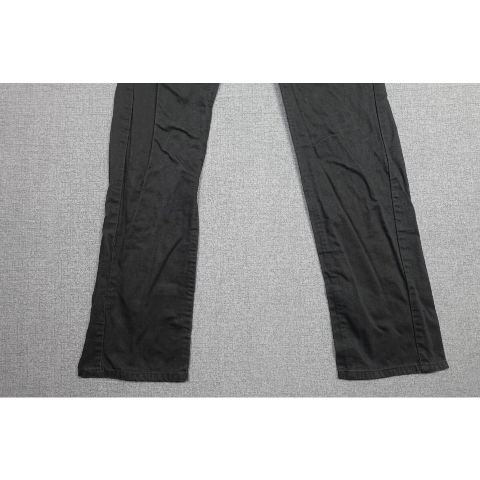 Levi's Levi's 505 Pants Mens 33x30 Western Khakis Relaxed Fit Straight Rise High Gray 5-Pocket Denim Size US 33 - 3 Thumbnail