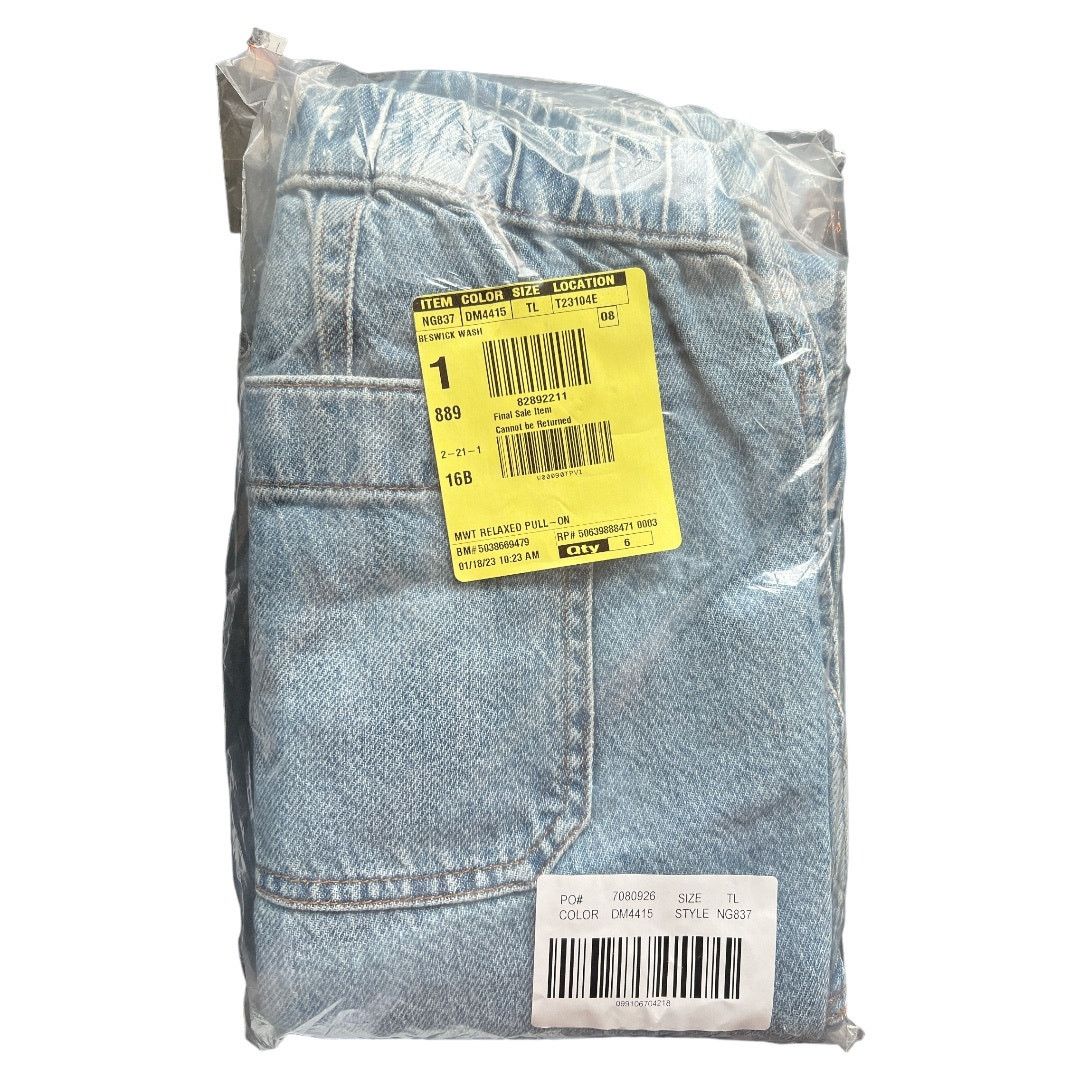 Madewell Madewell Pull-On Relaxed Jeans in Beswick Wash, Tall L Size 34" / US 12 / IT 48 - 3 Thumbnail