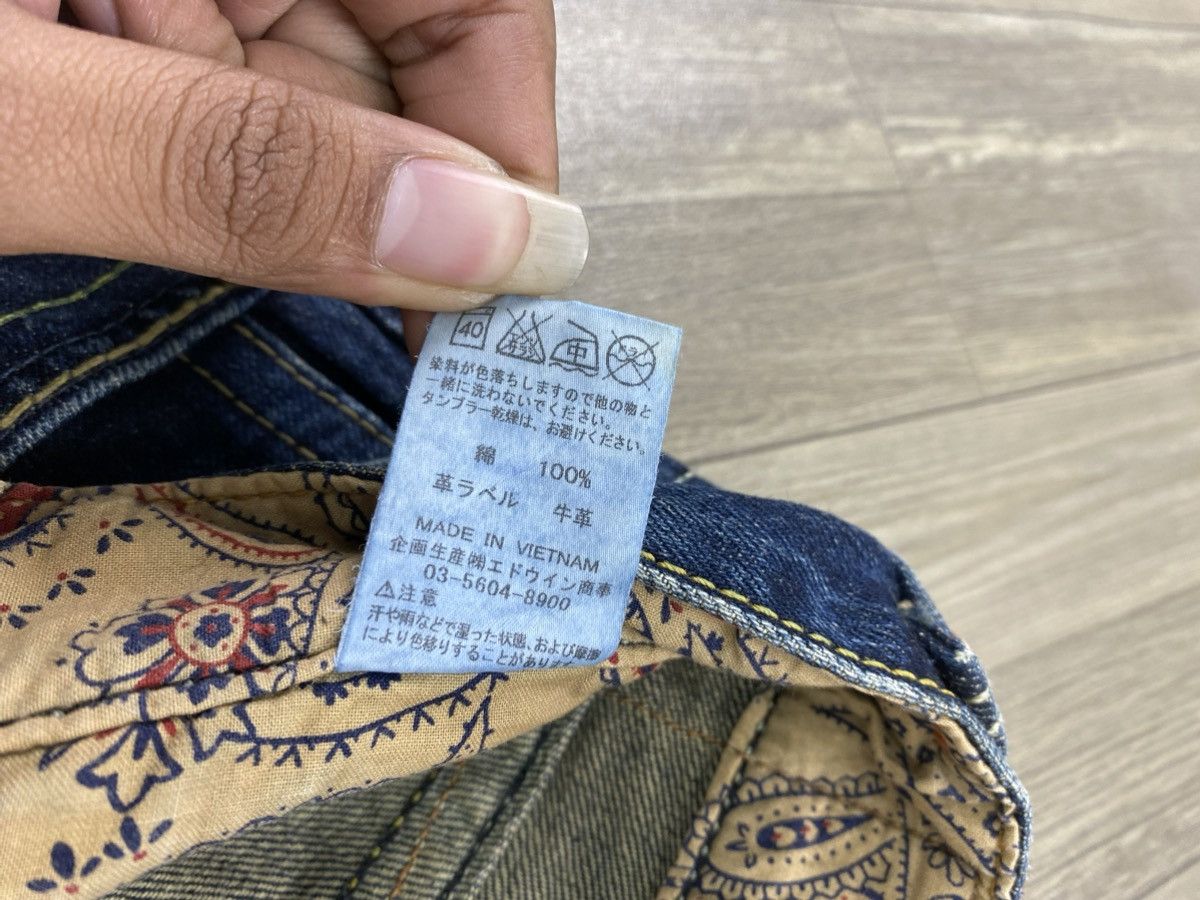 If Six Was Nine × Japanese Brand × Le Grande Bleu (L.G.B.) 2000s Edwin Blue Trip Nice Faded Lgb Y2K Japan Jeans Size US 30 / EU 46 - 10 Thumbnail