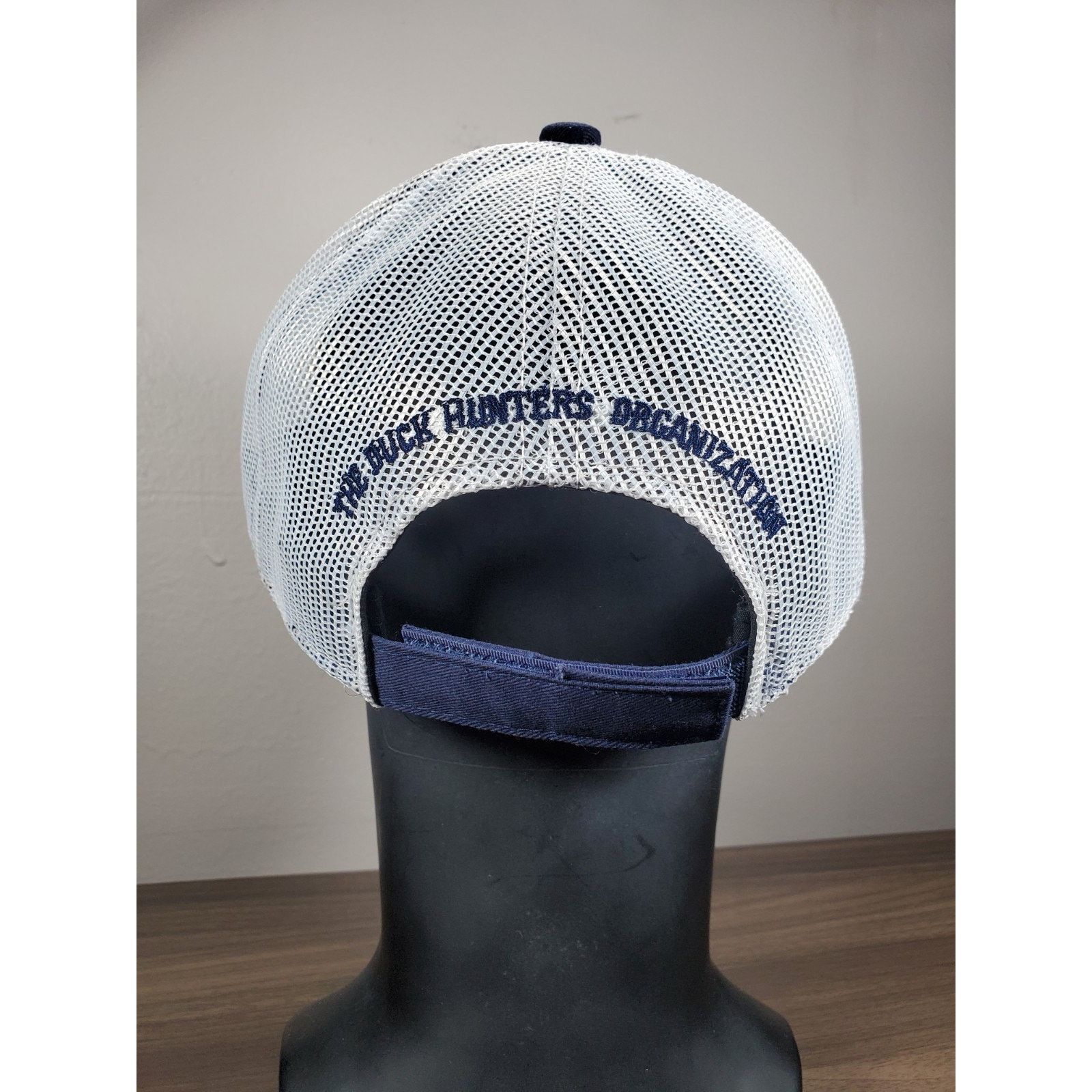 Port Authority Delta Waterfowl Trucker Hat Mesh Cap Navy Blue Duck Hunting Size ONE SIZE - 7 Thumbnail
