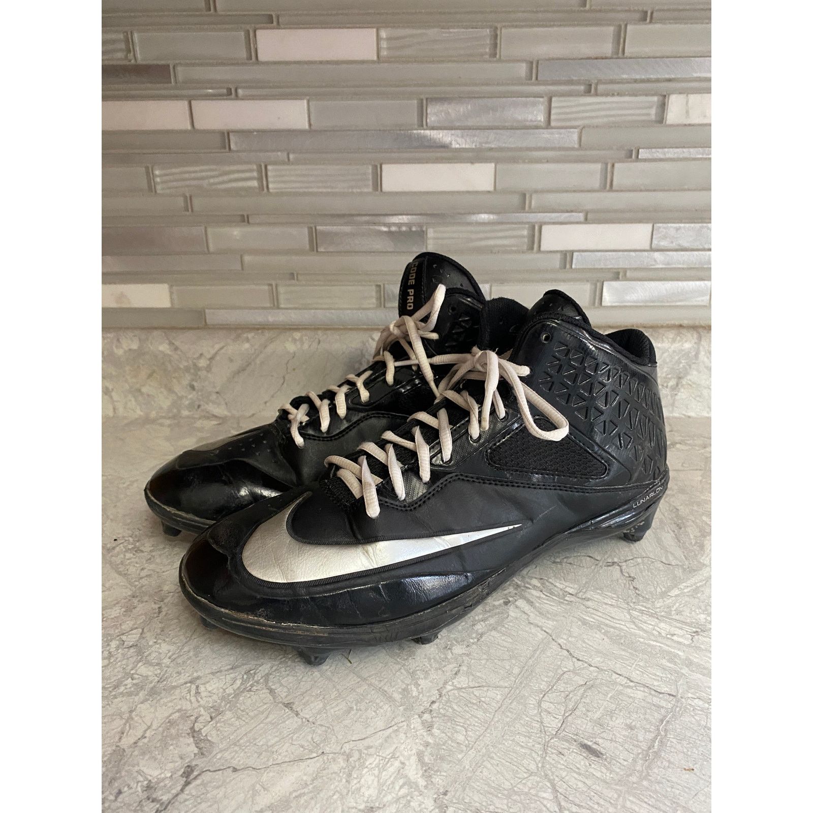 Nike Nike Lunarlon Code Pro Football Cleats Men's Size 11.5 Size US 11.5 / EU 44-45 - 2 Thumbnail