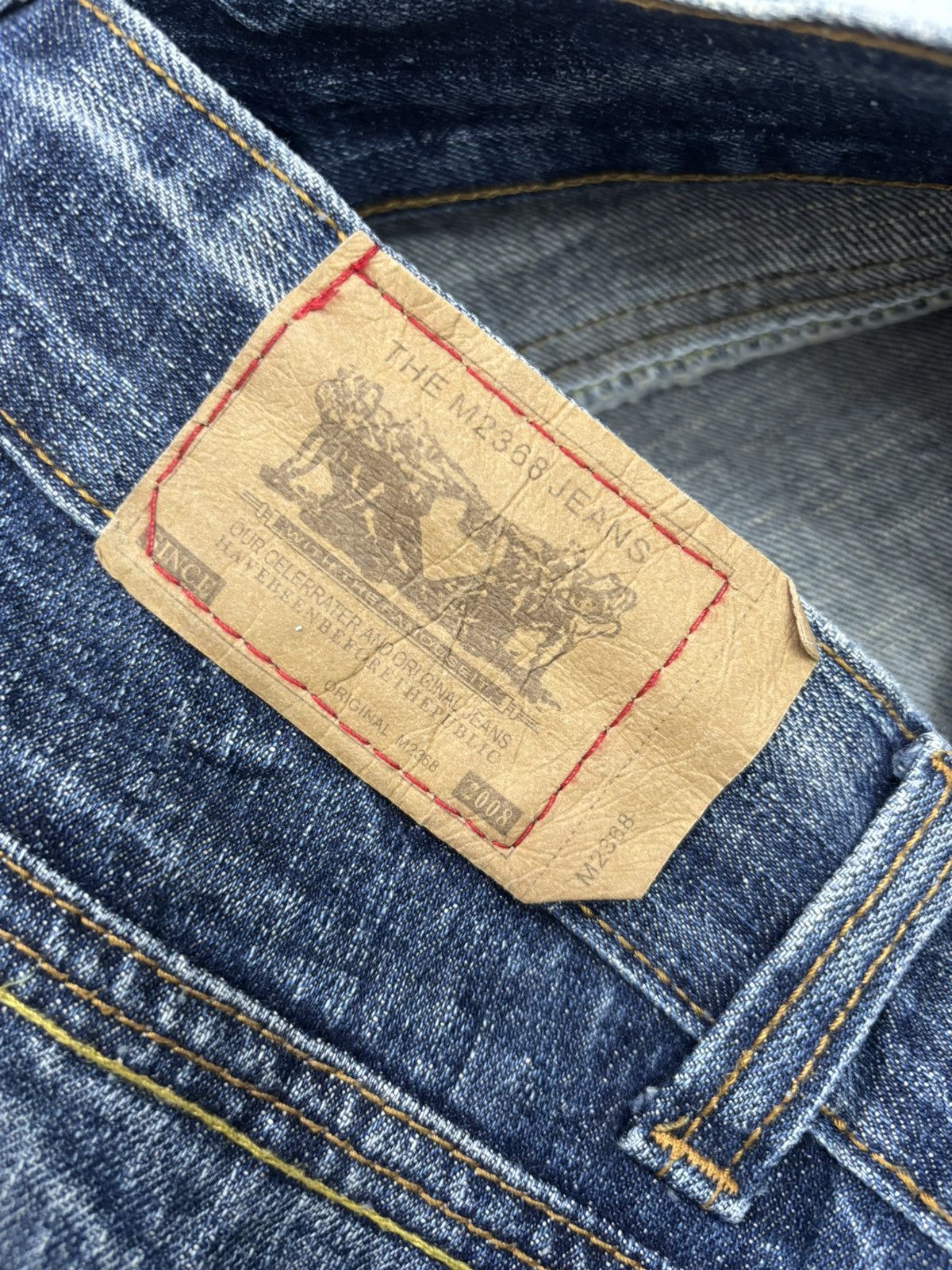Beauty Beast × Hysteric Glamour Vintage Clef De Sol Distressed Denim Jeans Size US 30 / EU 46 - 10 Thumbnail
