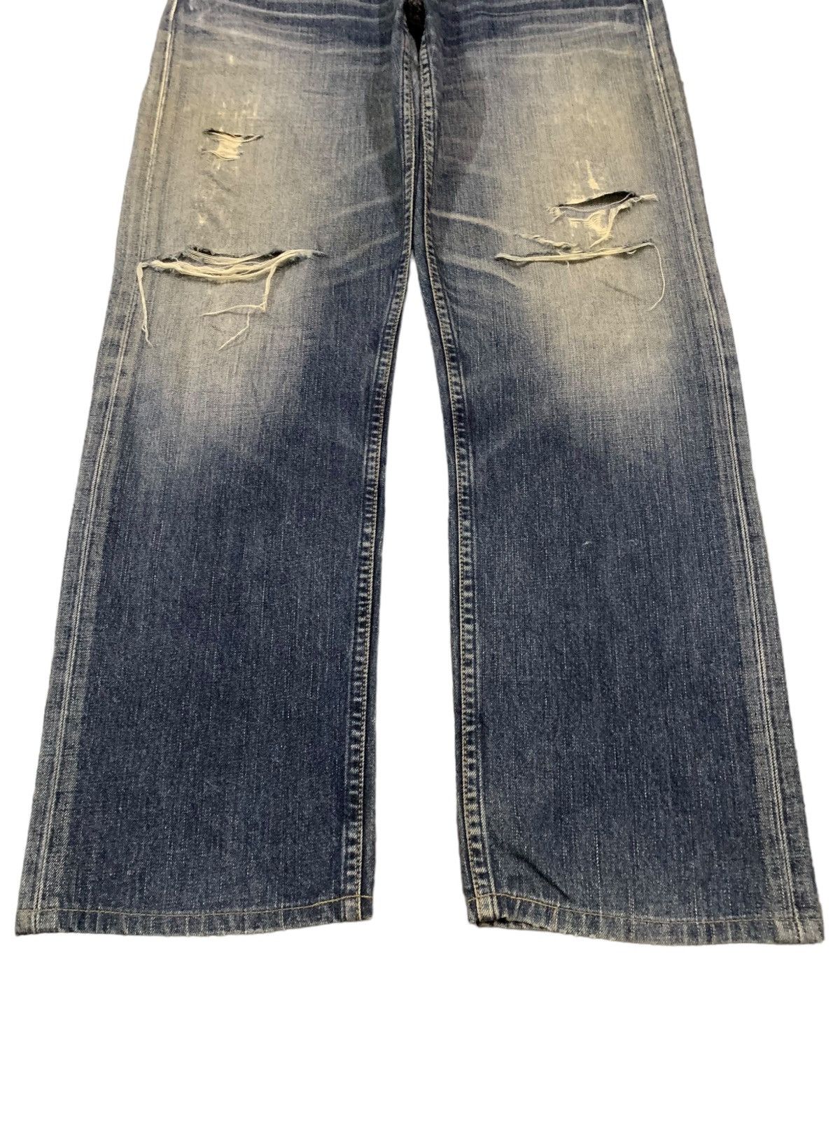 Levi's Vintage 90s Levis 505 Mud Wash Distressed Grunge Jeans Size US 34 / EU 50 - 8 Thumbnail