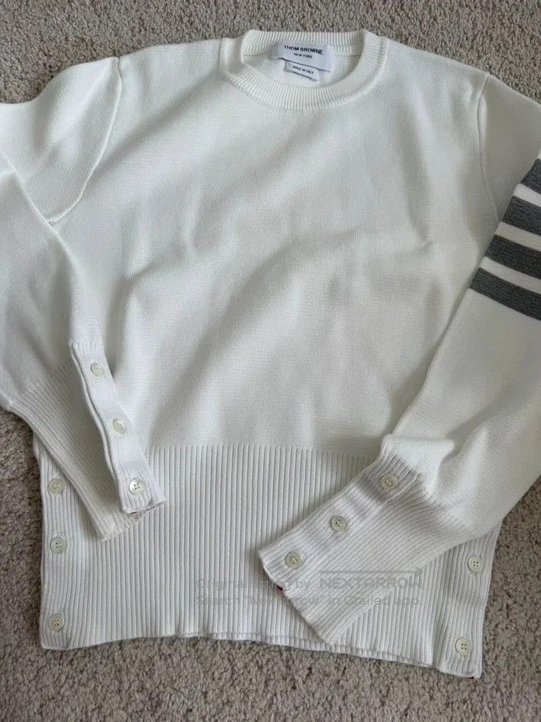 Thom Browne Thom Browne White Women's Sweater. Size US XS / EU 42 / 0 - 1 Thumbnail