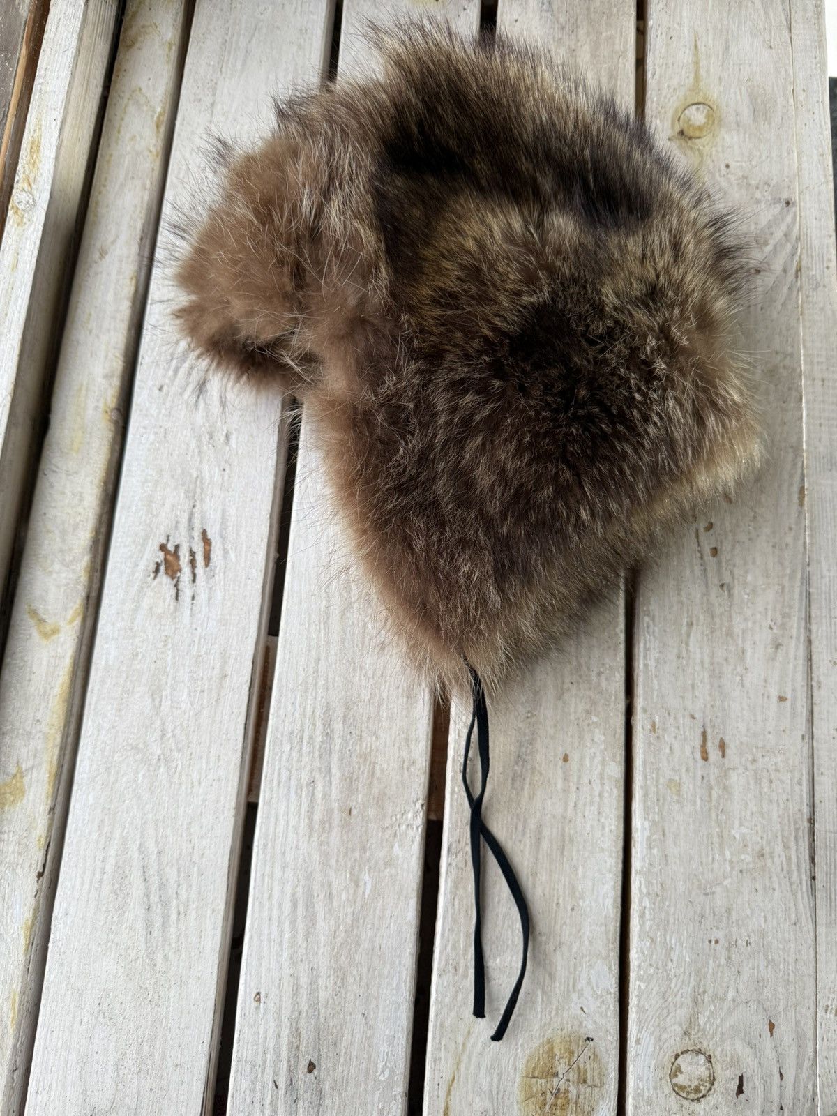 Hysteric Glamour × Japanese Brand × Vintage Vintage Real Fur Mohair Fuzzy Ushanka Y2K Opium Hype Rare OS Size ONE SIZE - 3 Thumbnail