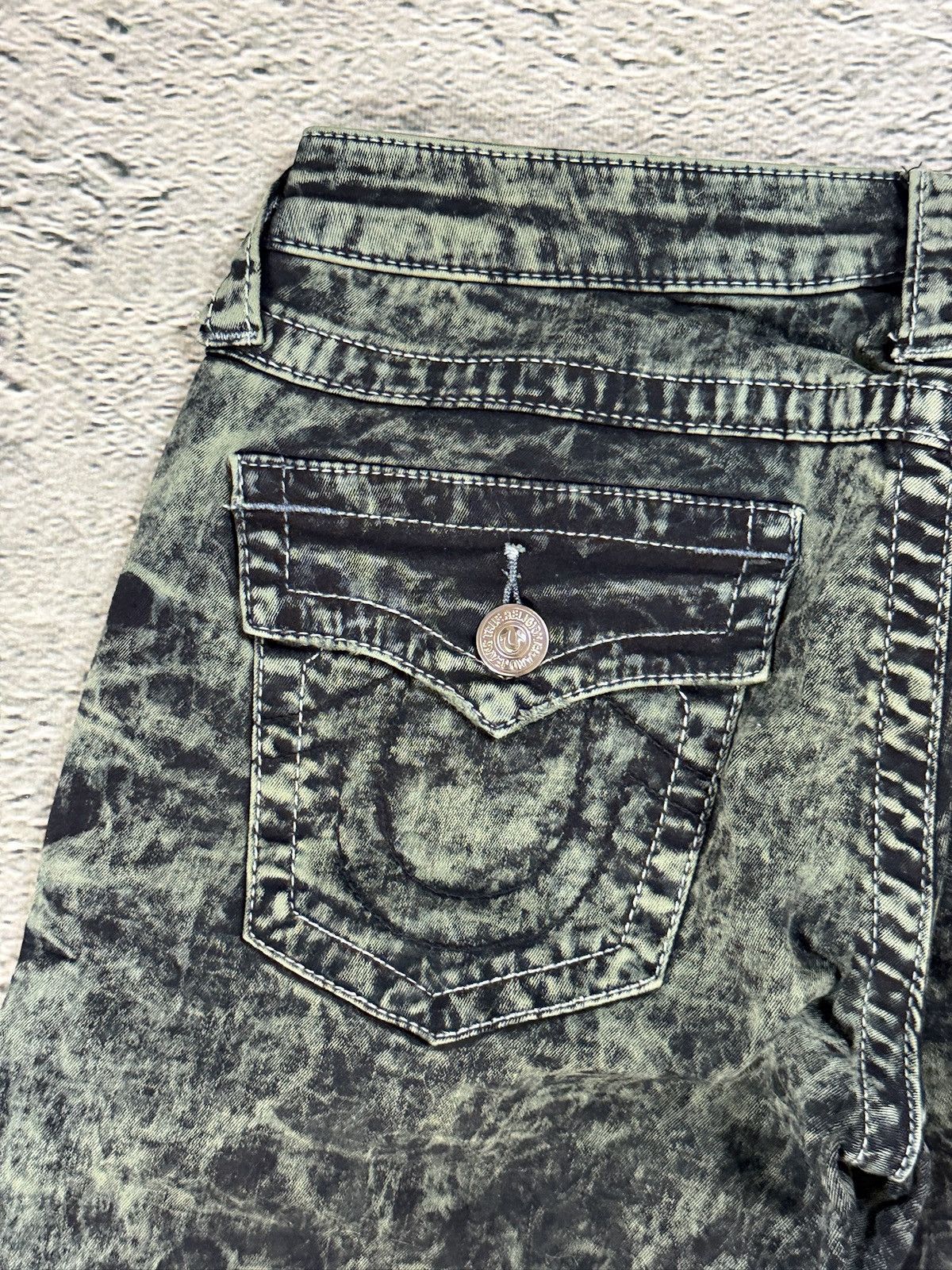 True Religion True Religion jeans skinny marble camo khaki green Size US 28 / EU 44 - 3 Thumbnail