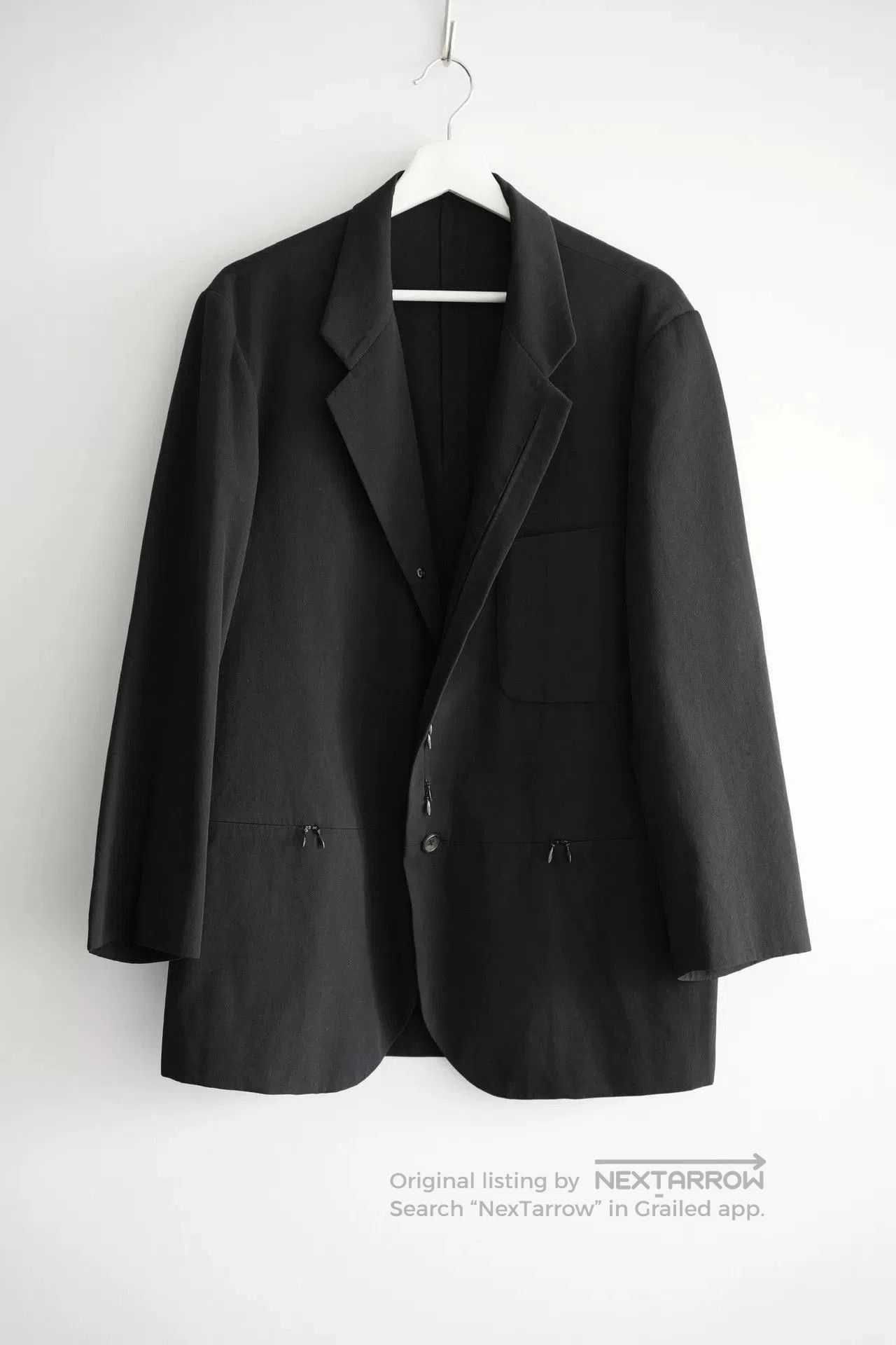 Yohji Yamamoto Yohji Yamamoto Water Drop Zip Blazer. Size US M / EU 48-50 / 2 - 1 Thumbnail
