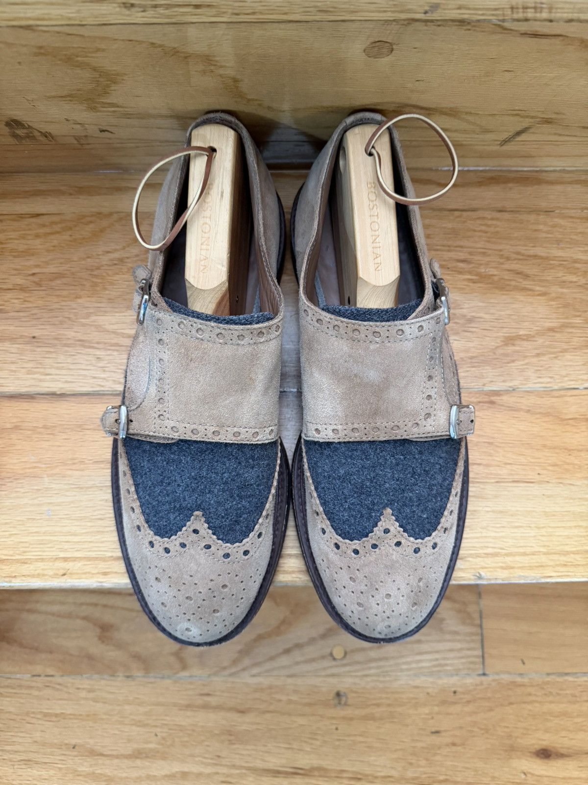 Brunello Cucinelli Brunello Cucinelli Suede Doublemonks Size US 9.5 / EU 42-43 - 2 Thumbnail