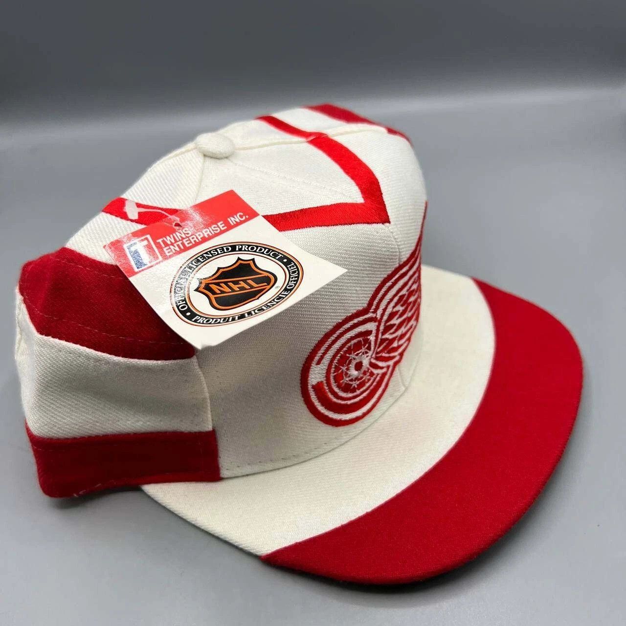 Twins Enterprise Inc. × Vintage Detroit Red Wings Hat Men Twins Enterprise NHL Snap Back Size ONE SIZE - 6 Thumbnail