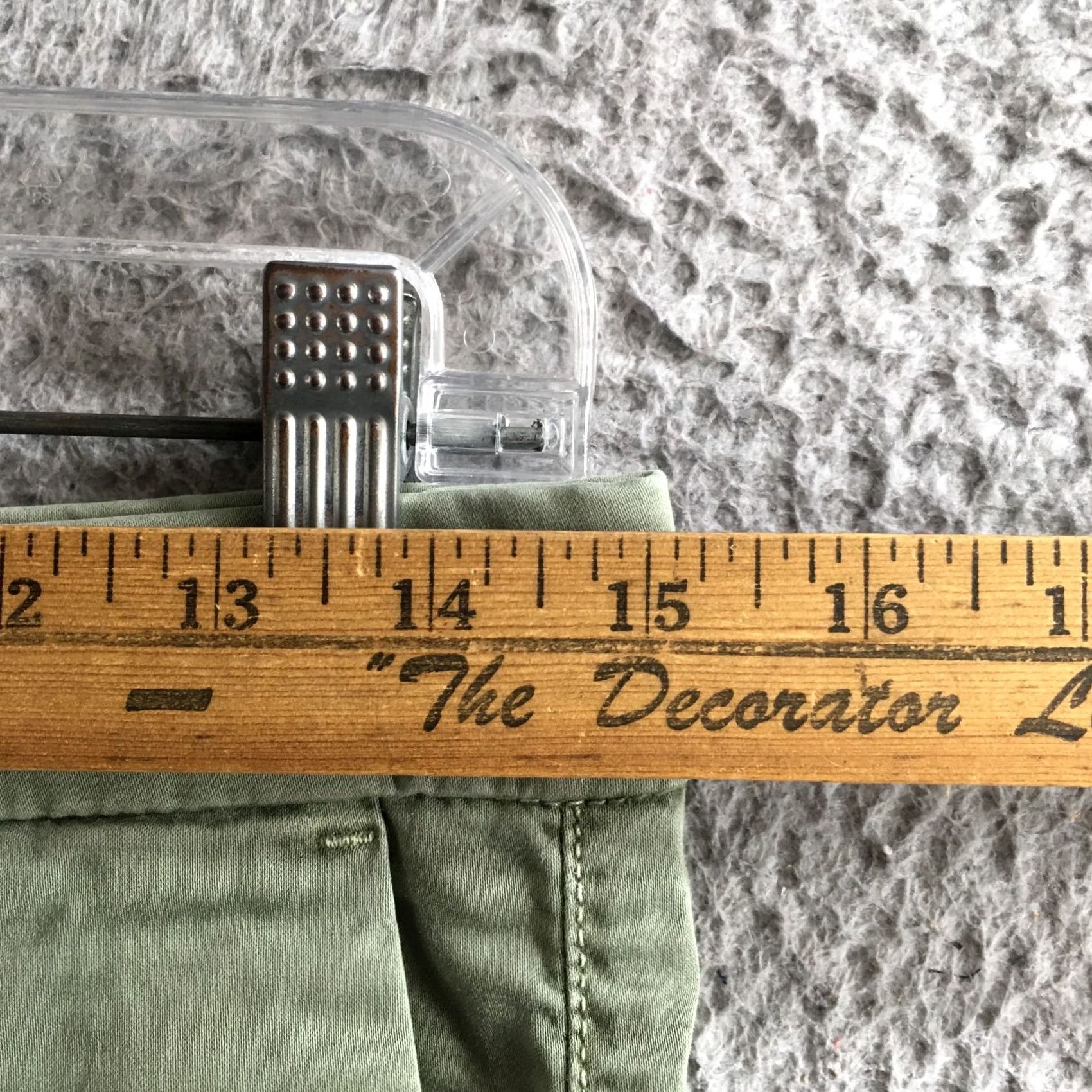 Banana Republic Banana Republic Pants Womens 0P Olive Green Straight Leg Zip Fly Chino Stretch Pants Regular Womens 0P Olive Green Straight Leg Chino Stretch Size 25" / US 0 / IT 36 - 7 Thumbnail