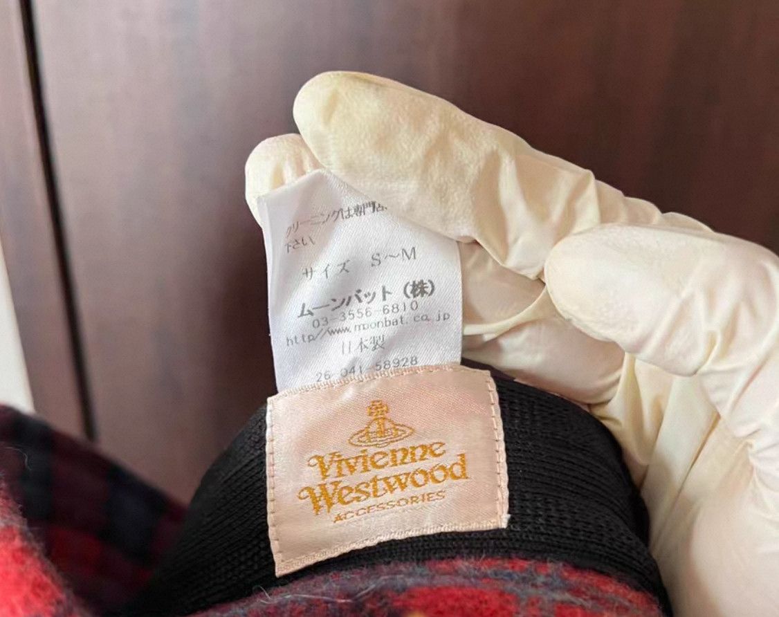 Vivienne Westwood Vivienne Westwood Fuchsia and Purple Plaid Saturn Newsboy Size ONE SIZE - 5 Thumbnail