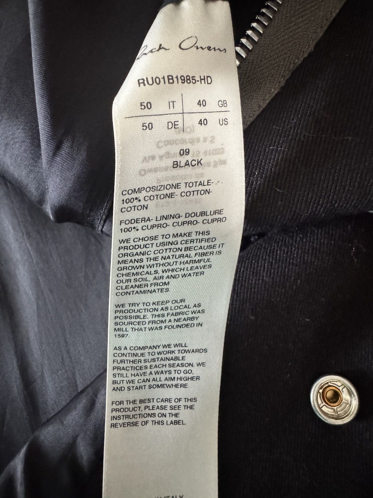 Rick Owens Hooded Tommy coat Size US M / EU 48-50 / 2 - 12 Thumbnail