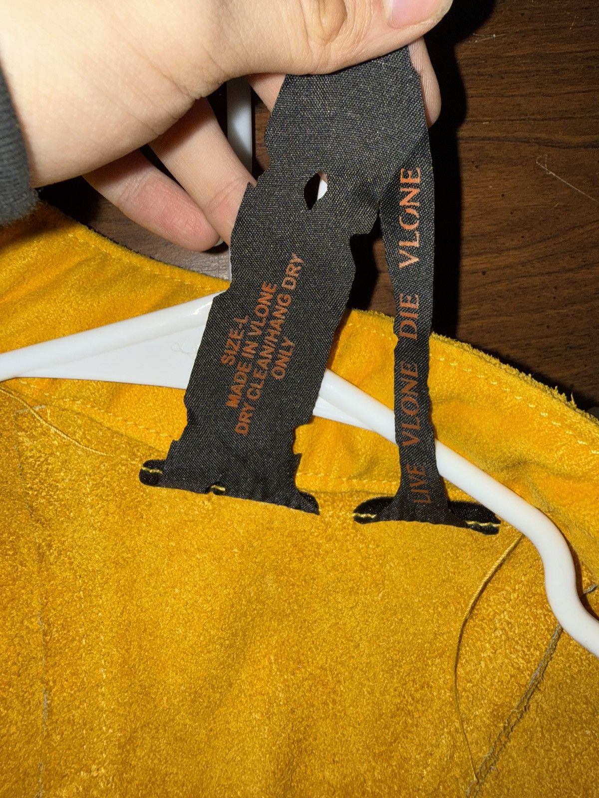 Vlone vlone crop suede jacket Size US L / EU 52-54 / 3 - 6 Thumbnail