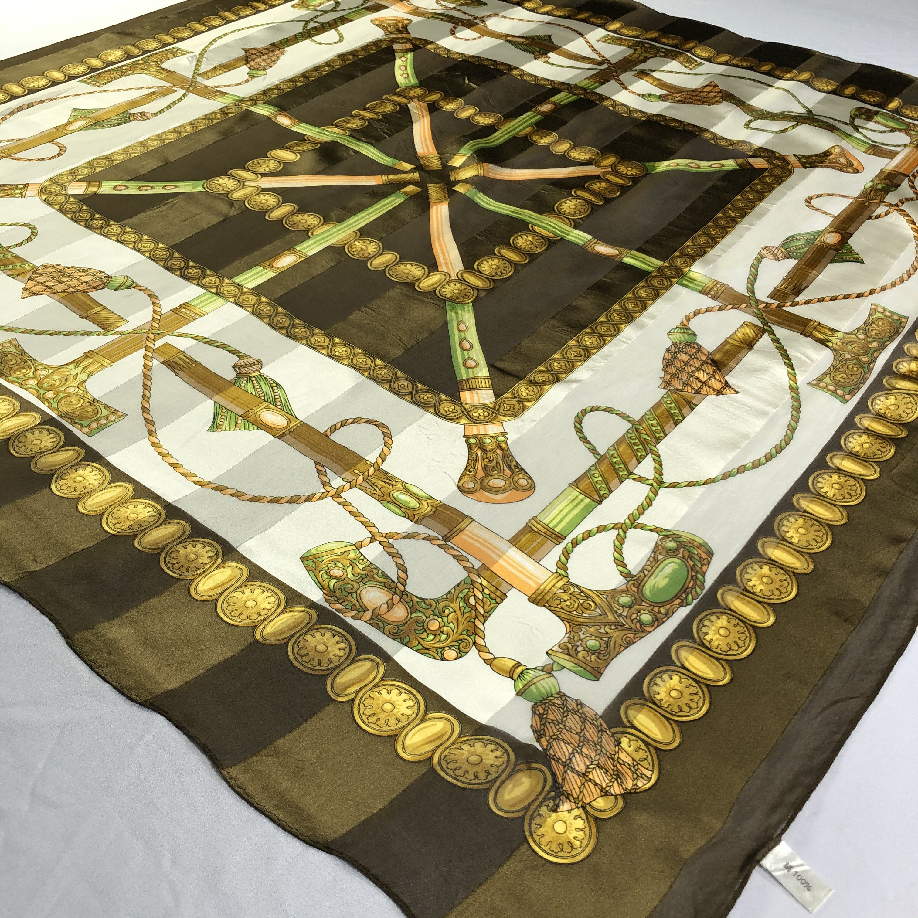 Vintage Vintage Silk Scarf Size ONE SIZE - 4 Thumbnail