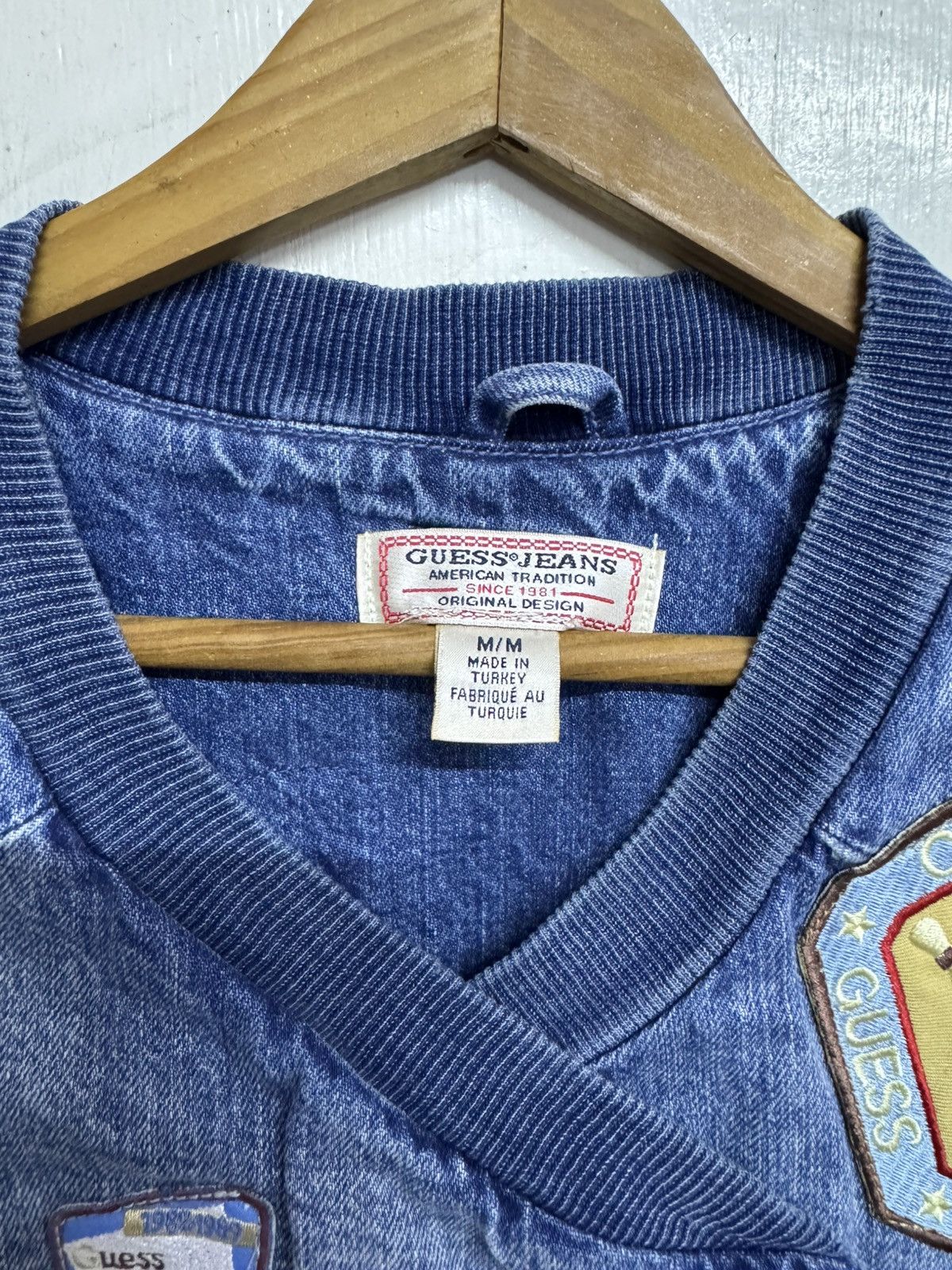 Guess × Vintage Vintage Guess Jacket Patchwork Size US M / EU 48-50 / 2 - 8 Thumbnail