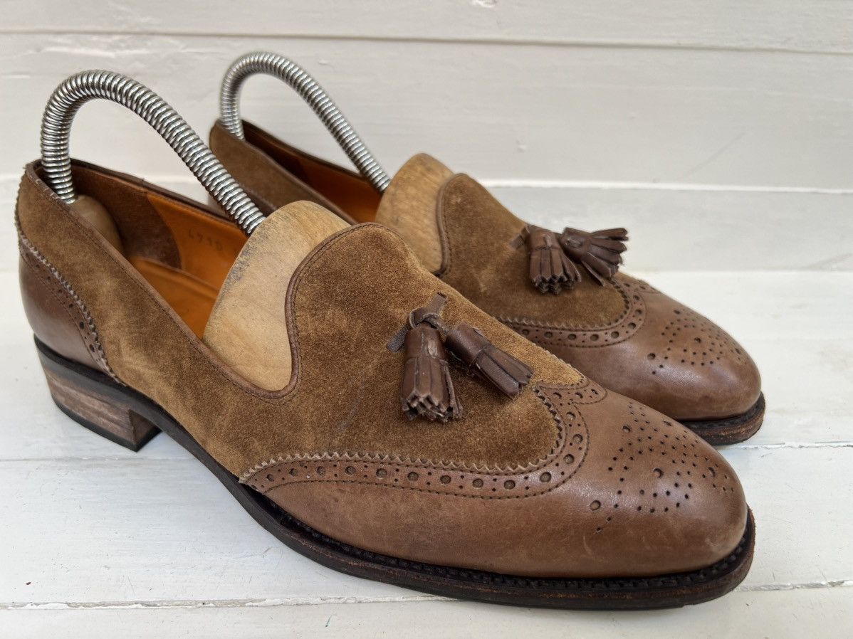 Carmina Carmina Shoemaker Brown Tassel Loafers 4710 Women Shoes Size US 7 / IT 37 - 3 Thumbnail