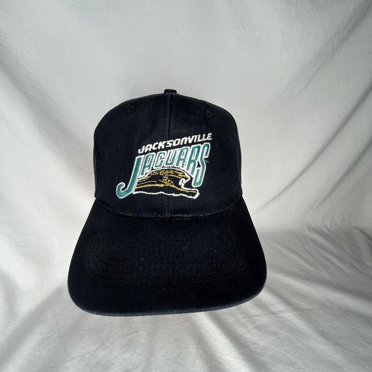 NFL Vintage Jacksonville Jaguars Faded Banned Logo Snapback Hat Size ONE SIZE - 2 Thumbnail