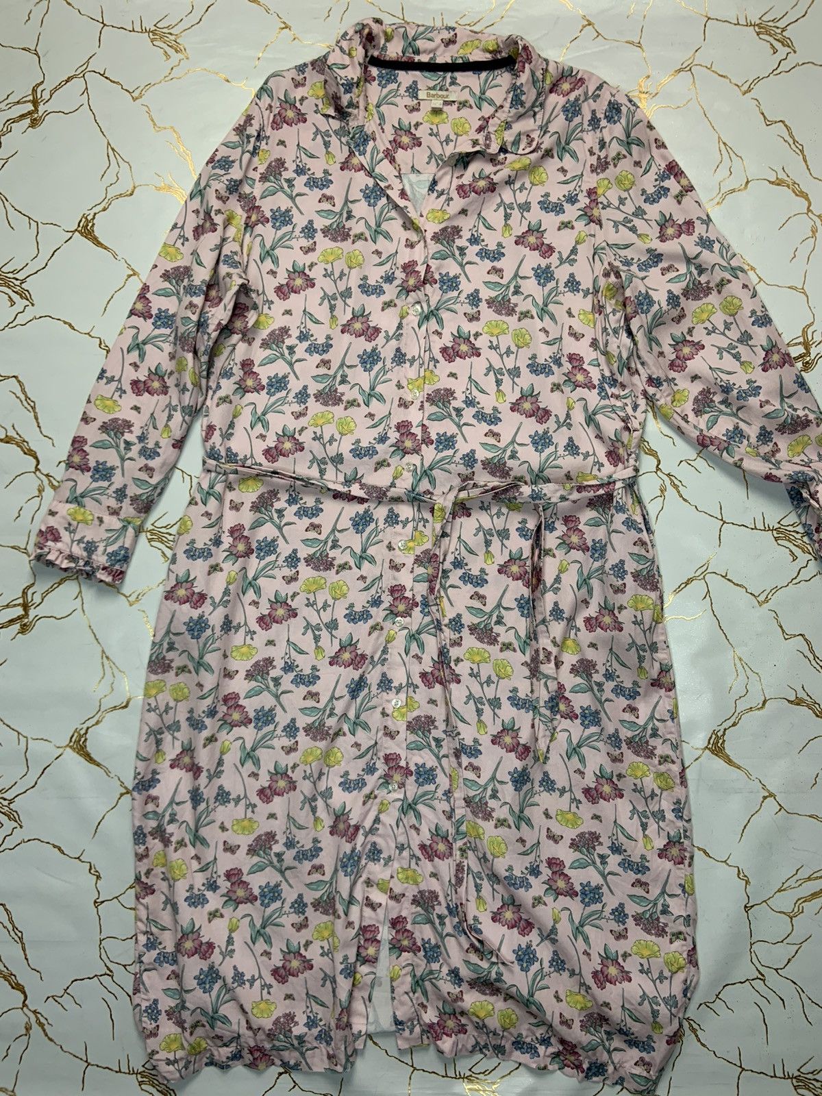 Barbour Barbour Women Else Dress Long Floral UK 18 US 14 EUR 44 Size XL / US 12-14 / IT 48-50 - 2 Thumbnail