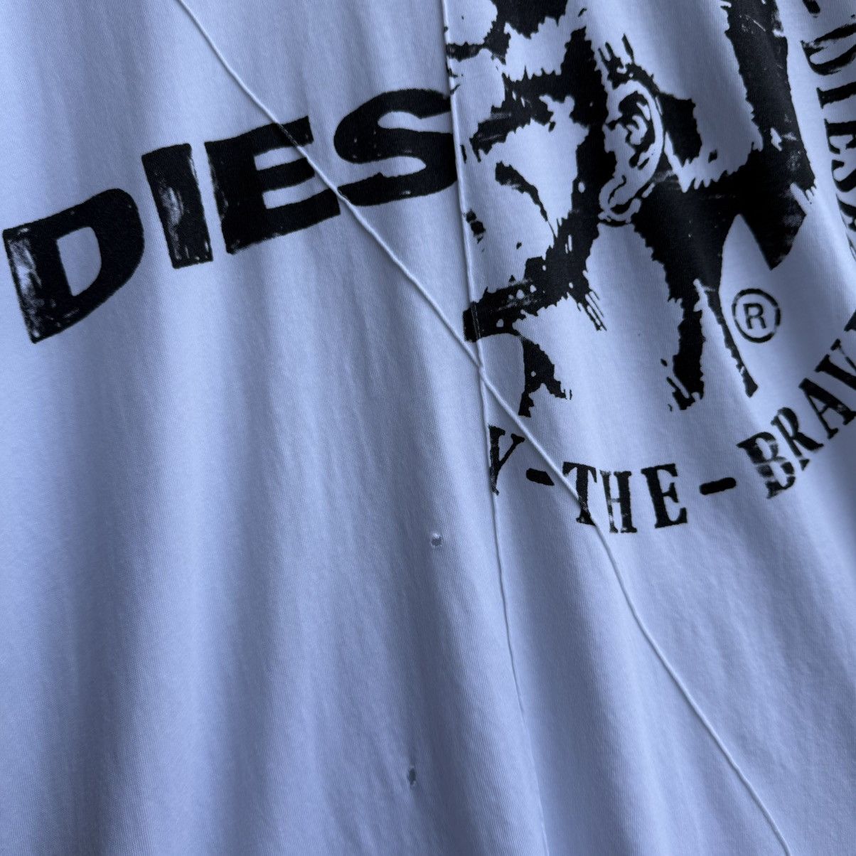 Diesel Diesel Trojan Patches Pinholes Graphic Tee Size US XL / EU 56 / 4 - 7 Thumbnail